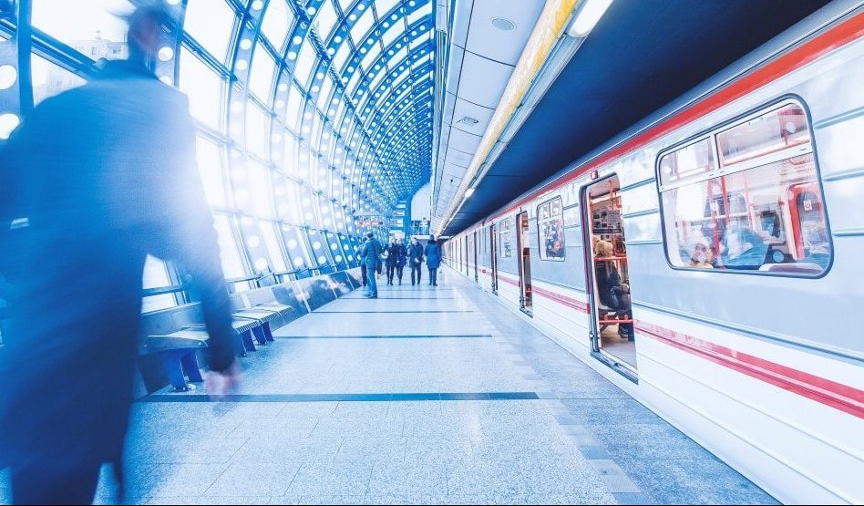 aceras estacion metro