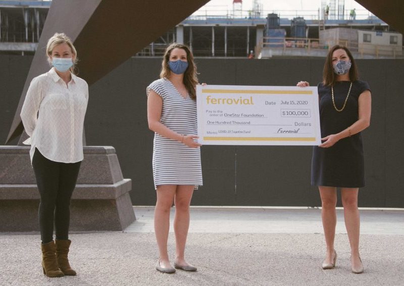 onestar receives $100,000 fund help ferrovial together covid-19