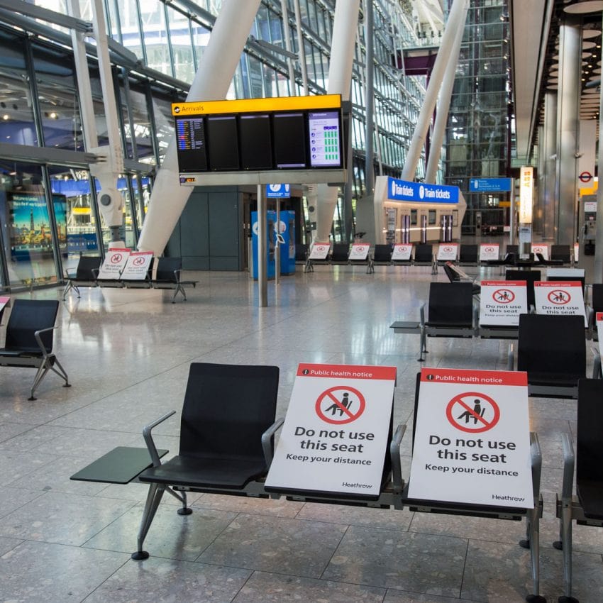 Heathrow Airport Safe Travel Covid 19 Safety Air Travel Planes