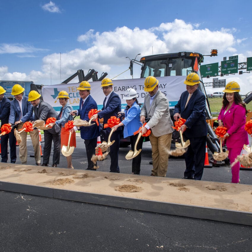 Groundbreaking for IH-35 NEX Central project in Texas